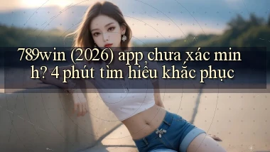 789win (2026) app chưa xác minh 4 phút tìm hiểu khắc phục