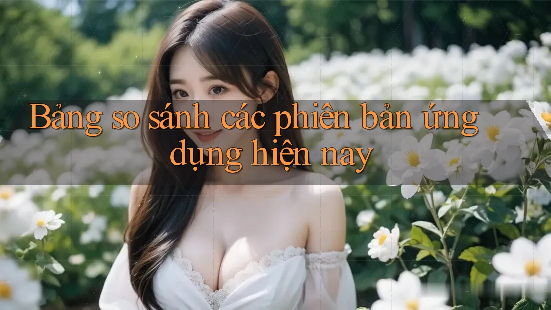 Bảng so sánh các phiên bản ứng dụng hiện nay Bảng so sánh các phiên bản ứng dụng hiện nay