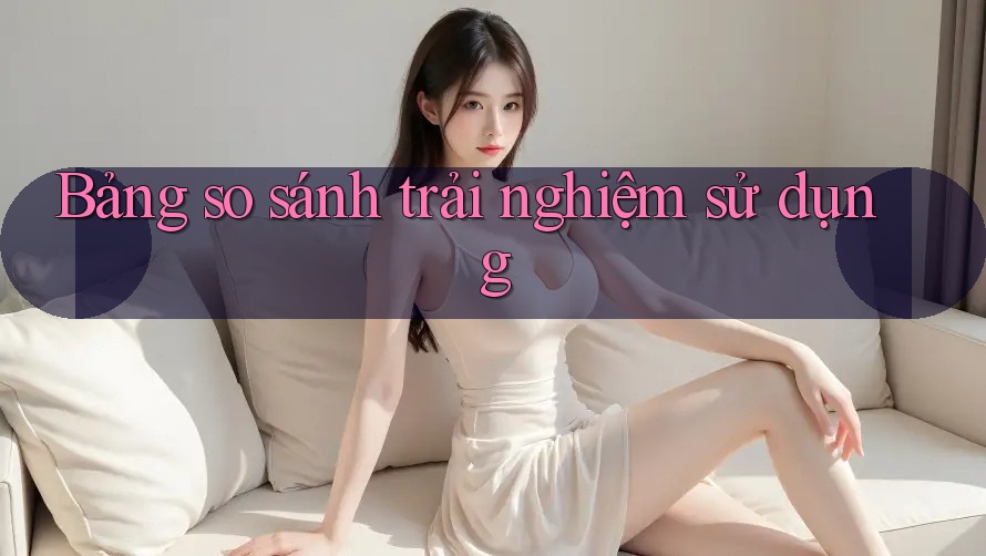 Bảng so sánh trải nghiệm sử dụng Bảng so sánh trải nghiệm sử dụng