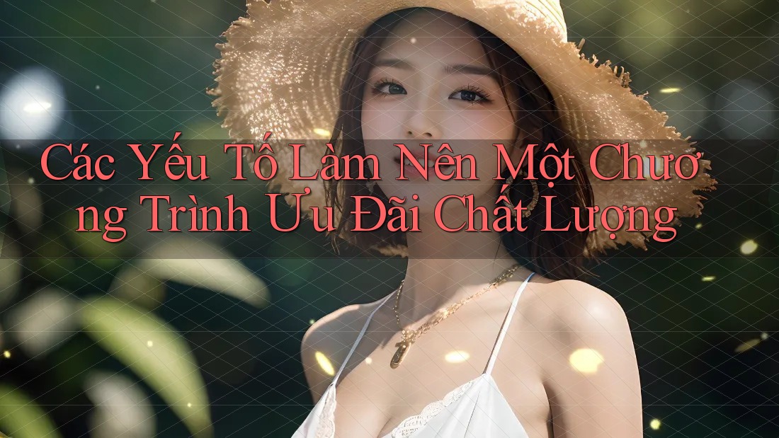 Các Yếu Tố Làm Nên Một Chương Trình Ưu Đãi Chất Lượng Các Yếu Tố Làm Nên Một Chương Trình Ưu Đãi Chất Lượng