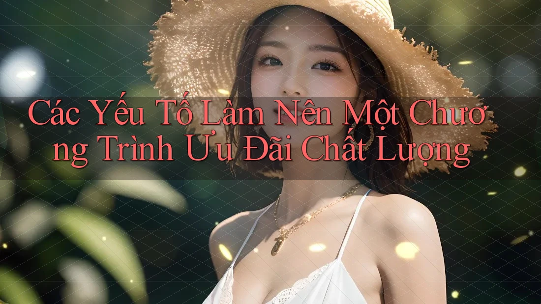 Các Yếu Tố Làm Nên Một Chương Trình Ưu Đãi Chất Lượng