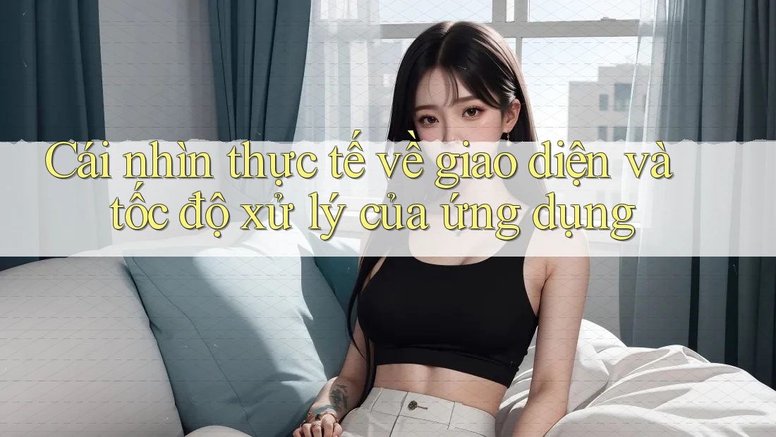 Cái nhìn thực tế về giao diện và tốc độ xử lý của ứng dụng Cái nhìn thực tế về giao diện và tốc độ xử lý của ứng dụng