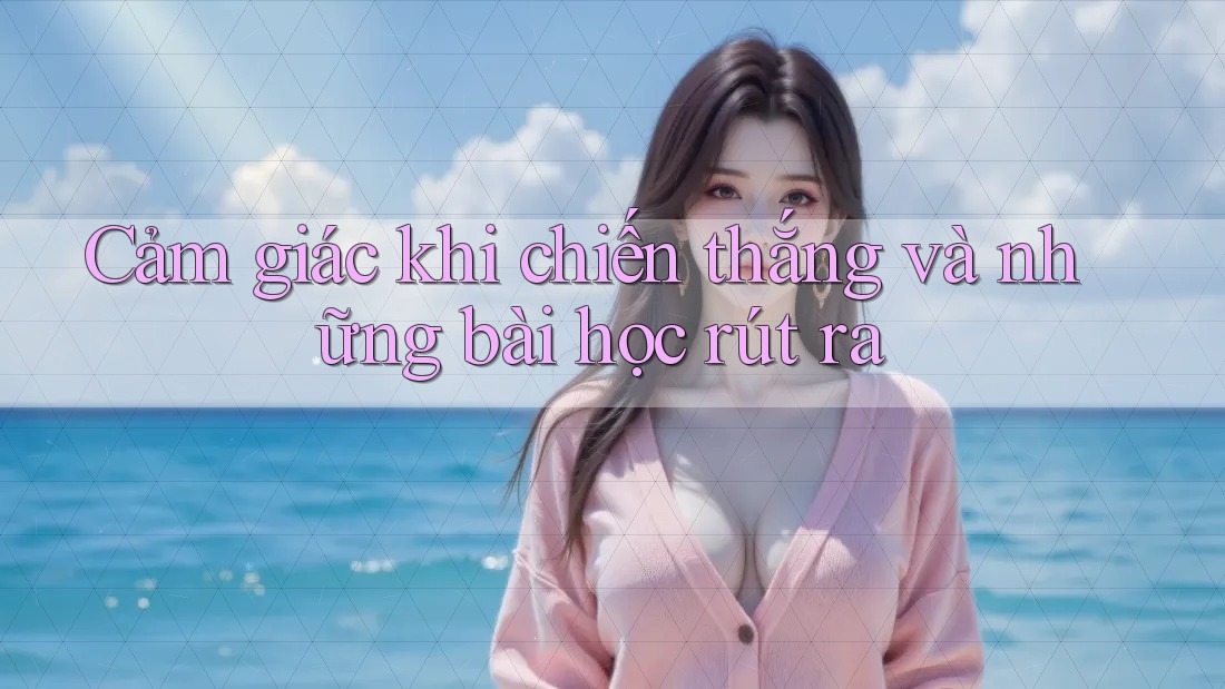 Cảm giác khi chiến thắng và những bài học rút ra Cảm giác khi chiến thắng và những bài học rút ra