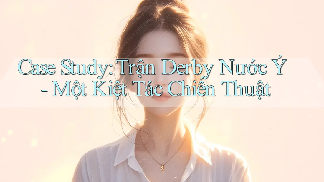 Case Study: Trận Derby Nước Ý - Một Kiệt Tác Chiến Thuật Case Study: Trận Derby Nước Ý - Một Kiệt Tác Chiến Thuật