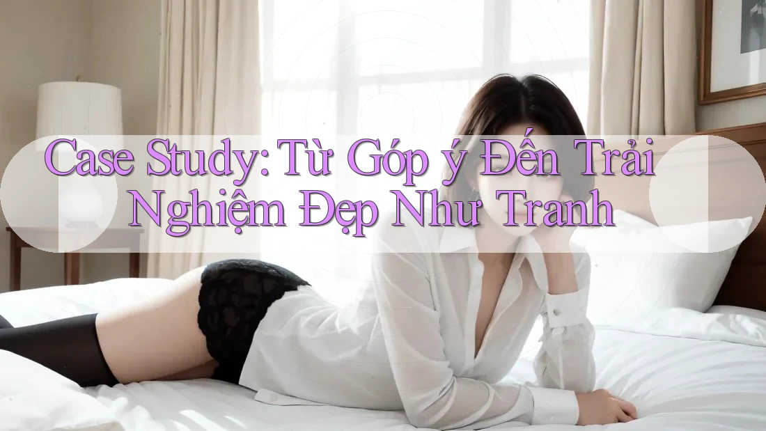 Case Study: Từ Góp ý Đến Trải Nghiệm Đẹp Như Tranh