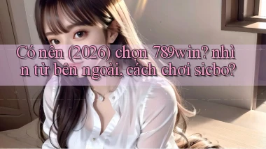 Có nên (2026) chọn 789win nhìn từ bên ngoài, cách chơi sicbo