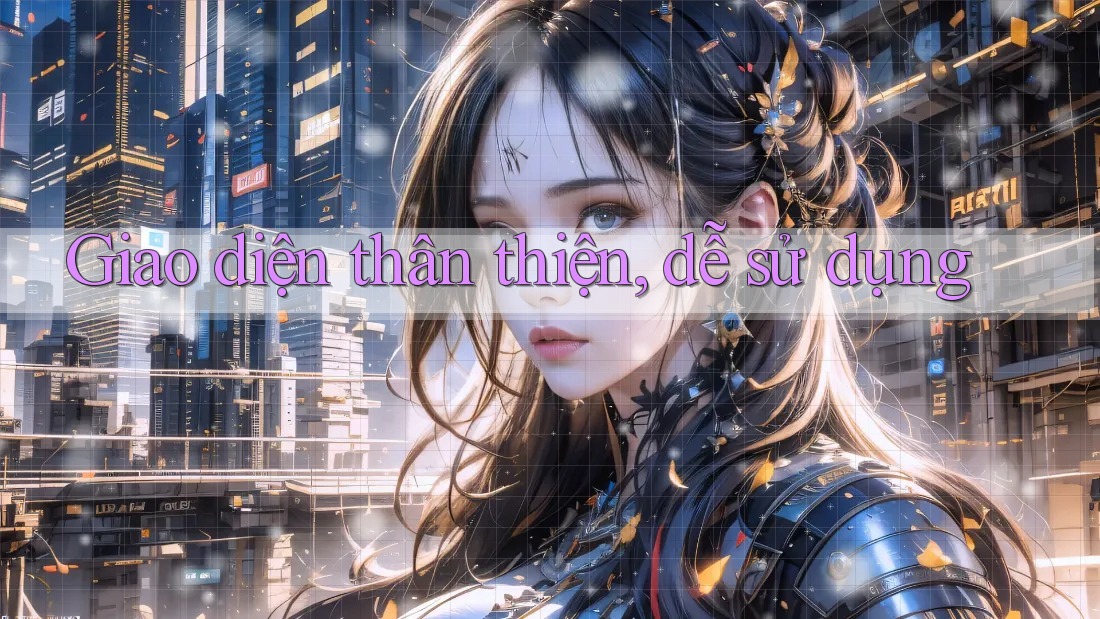 Giao diện thân thiện, dễ sử dụng