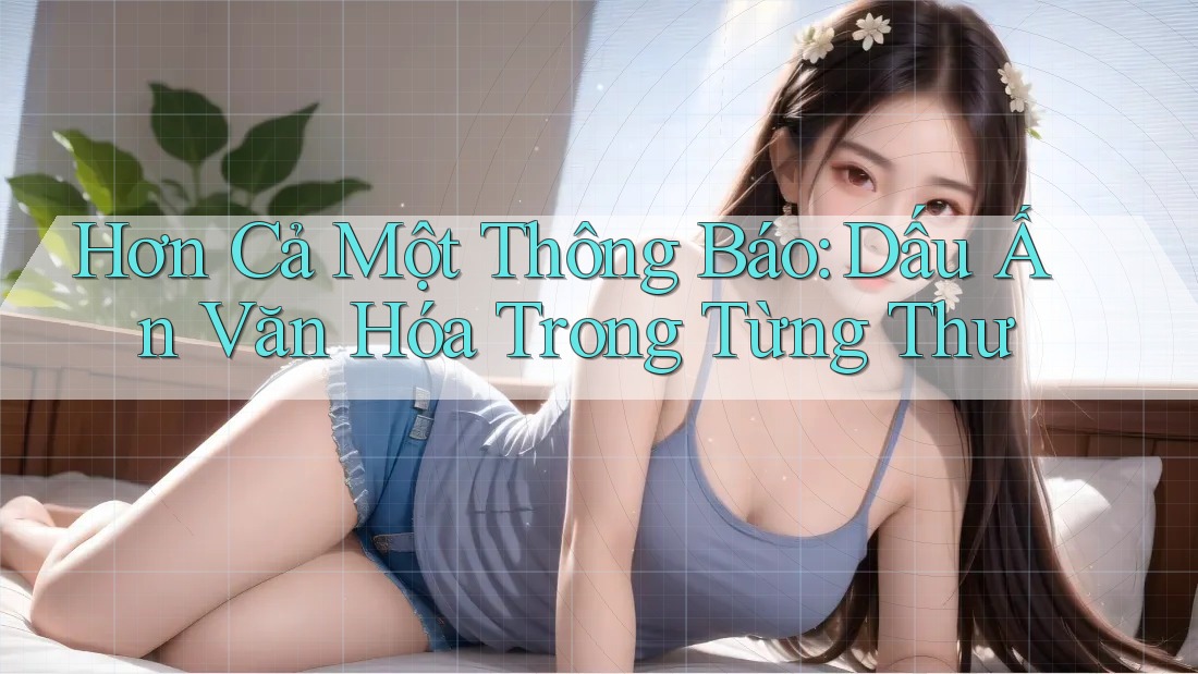 Hơn Cả Một Thông Báo: Dấu Ấn Văn Hóa Trong Từng Thư