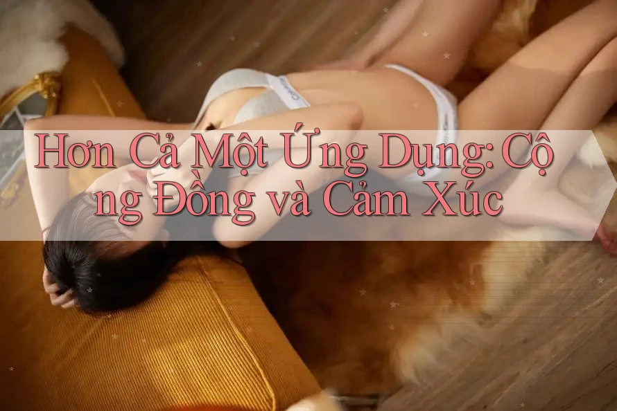 Hơn Cả Một Ứng Dụng: Cộng Đồng và Cảm Xúc Hơn Cả Một Ứng Dụng: Cộng Đồng và Cảm Xúc