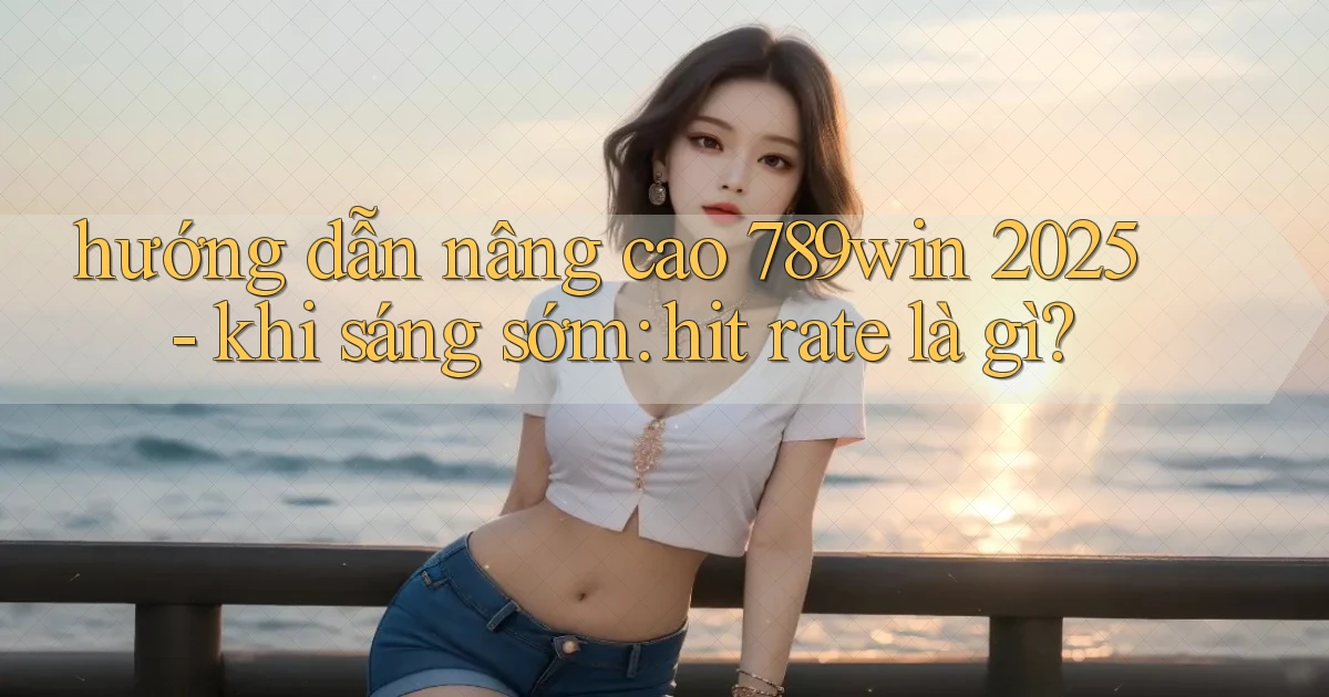 hướng dẫn nâng cao 789win 2025   khi sáng sớm hit rate là gì
