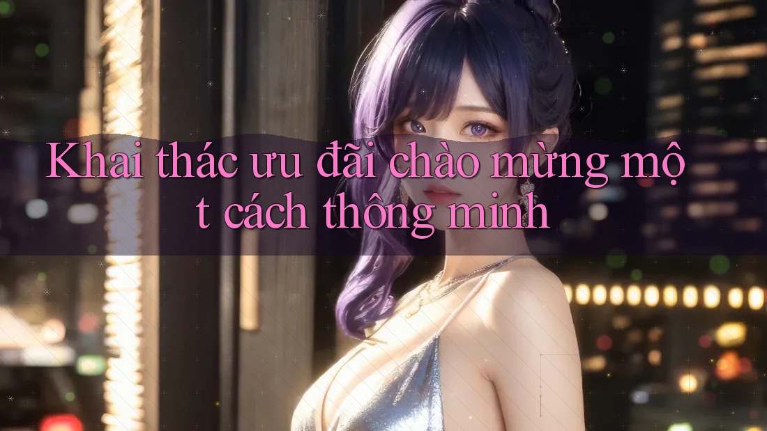 Khai thác ưu đãi chào mừng một cách thông minh Khai thác ưu đãi chào mừng một cách thông minh