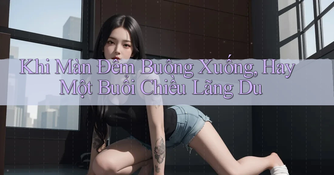 Khi Màn Đêm Buông Xuống, Hay Một Buổi Chiều Lãng Du Khi Màn Đêm Buông Xuống, Hay Một Buổi Chiều Lãng Du