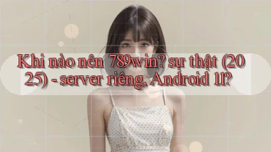 Khi nào nên 789win sự thật (2025)   server riêng, Android 11