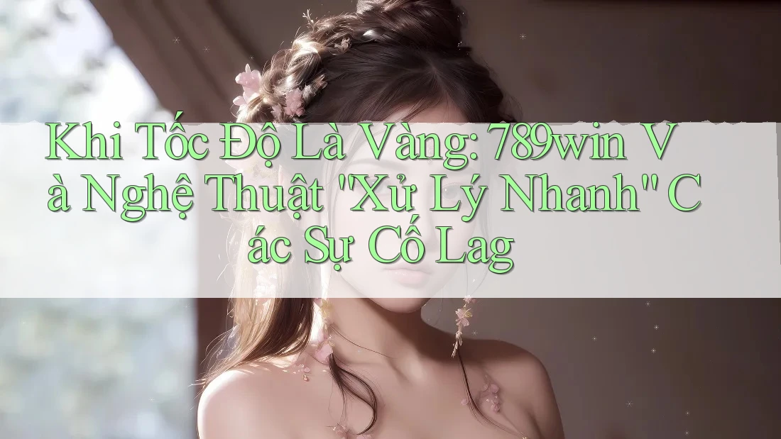 Khi Tốc Độ Là Vàng: 789win Và Nghệ Thuật “Xử Lý Nhanh” Các Sự Cố Lag Khi Tốc Độ Là Vàng: 789win Và Nghệ Thuật “Xử Lý Nhanh” Các Sự Cố Lag