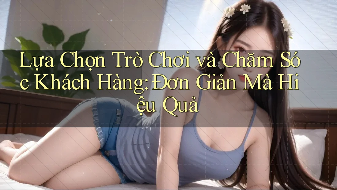Lựa Chọn Trò Chơi và Chăm Sóc Khách Hàng: Đơn Giản Mà Hiệu Quả