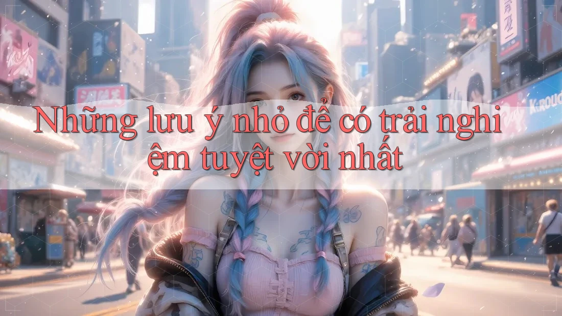 Những lưu ý nhỏ để có trải nghiệm tuyệt vời nhất Những lưu ý nhỏ để có trải nghiệm tuyệt vời nhất