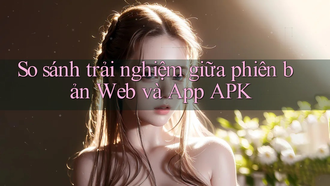 So sánh trải nghiệm giữa phiên bản Web và App APK So sánh trải nghiệm giữa phiên bản Web và App APK