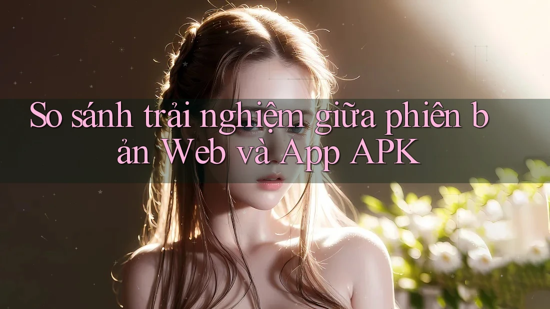 So sánh trải nghiệm giữa phiên bản Web và App APK