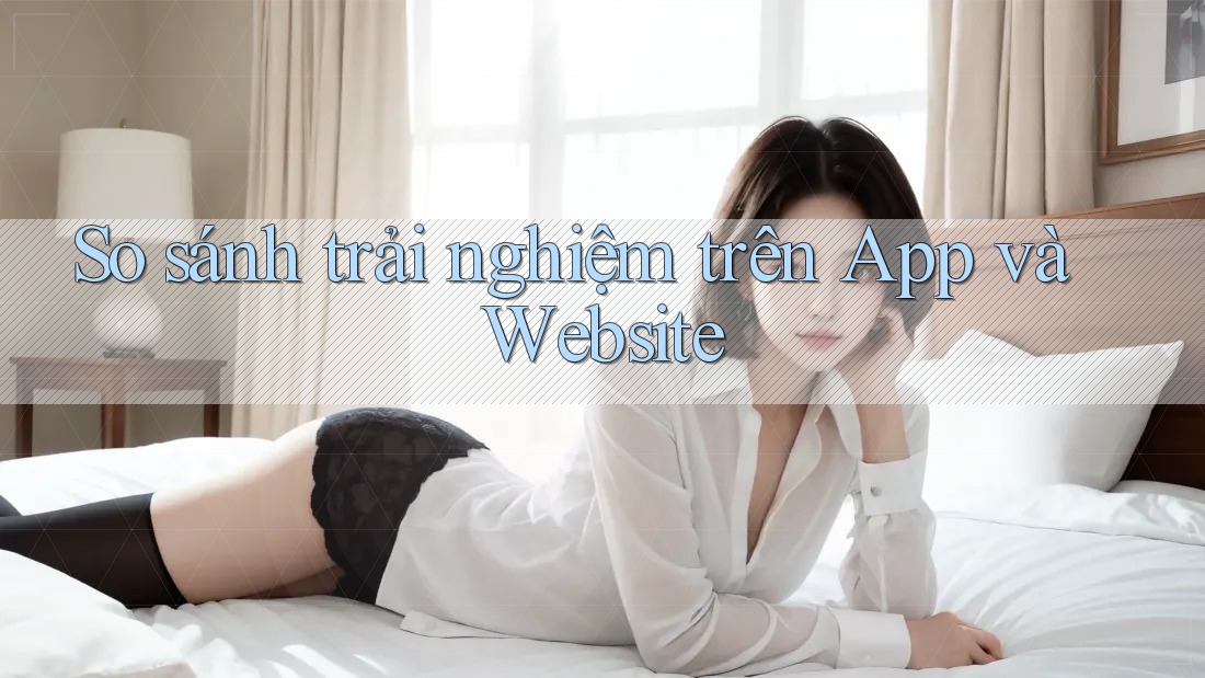So sánh trải nghiệm trên App và Website So sánh trải nghiệm trên App và Website