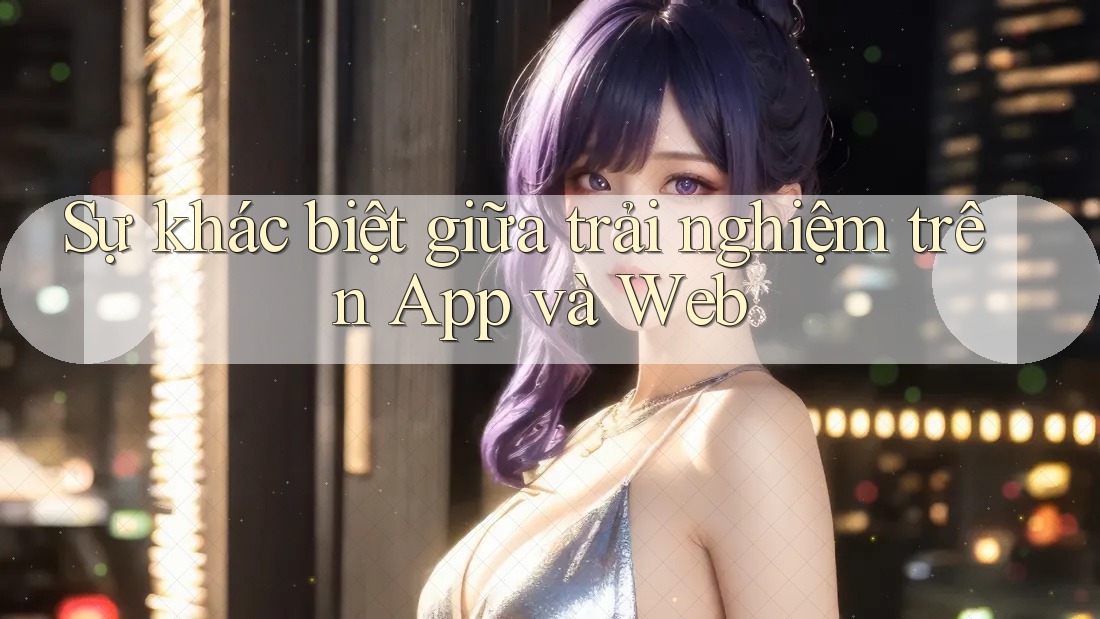 Sự khác biệt giữa trải nghiệm trên App và Web Sự khác biệt giữa trải nghiệm trên App và Web