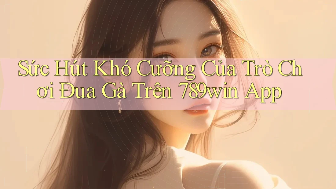 Sức Hút Khó Cưỡng Của Trò Chơi Đua Gà Trên 789win App Sức Hút Khó Cưỡng Của Trò Chơi Đua Gà Trên 789win App