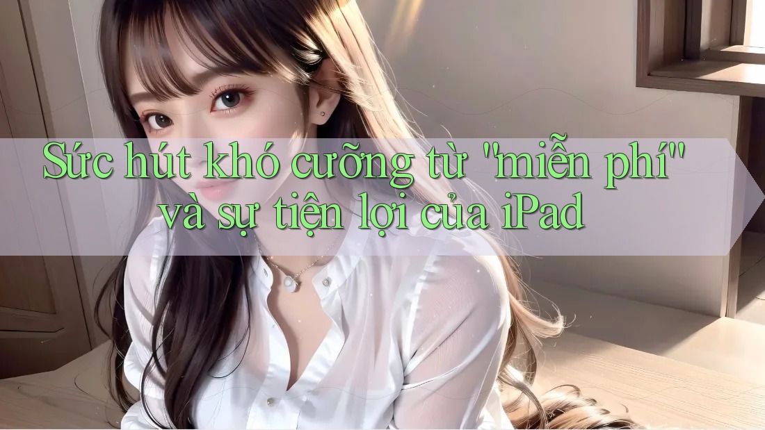 Sức hút khó cưỡng từ “miễn phí” và sự tiện lợi của iPad Sức hút khó cưỡng từ “miễn phí” và sự tiện lợi của iPad