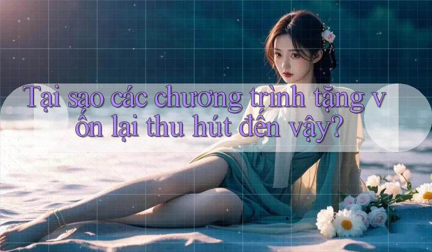 Tại sao các chương trình tặng vốn lại thu hút đến vậy? Tại sao các chương trình tặng vốn lại thu hút đến vậy?