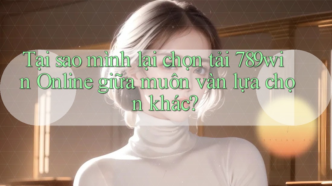 Tại sao mình lại chọn tải 789win Online giữa muôn vàn lựa chọn khác? Tại sao mình lại chọn tải 789win Online giữa muôn vàn lựa chọn khác?