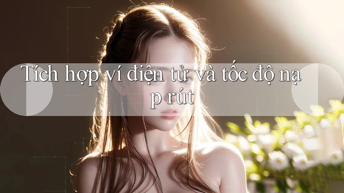 Tích hợp ví điện tử và tốc độ nạp rút Tích hợp ví điện tử và tốc độ nạp rút