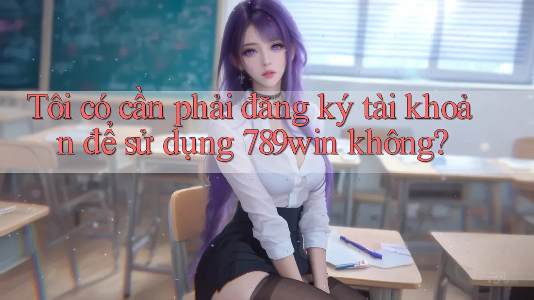 Tôi có cần phải đăng ký tài khoản để sử dụng 789win không?