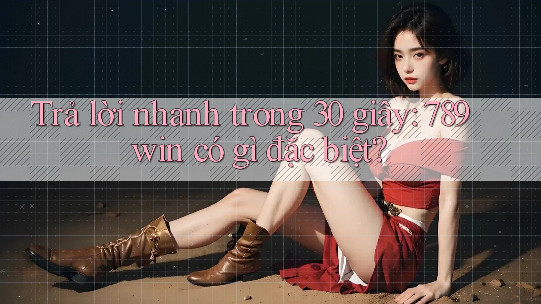 Trả lời nhanh trong 30 giây: 789win có gì đặc biệt? Trả lời nhanh trong 30 giây: 789win có gì đặc biệt?