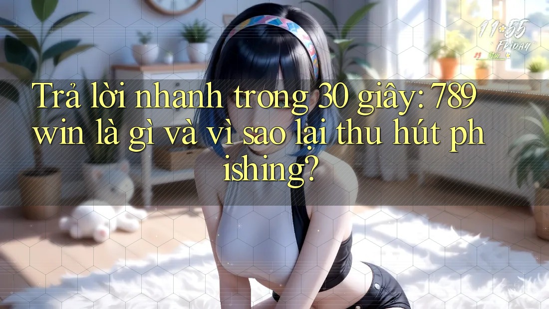 Trả lời nhanh trong 30 giây: 789win là gì và vì sao lại thu hút phishing? Trả lời nhanh trong 30 giây: 789win là gì và vì sao lại thu hút phishing?