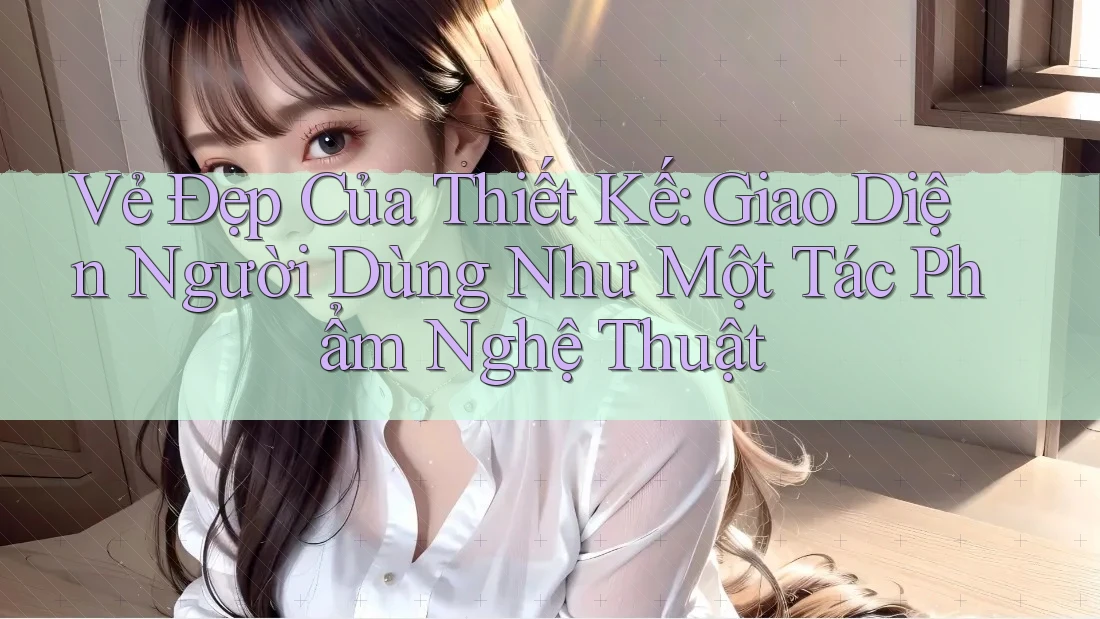 Vẻ Đẹp Của Thiết Kế: Giao Diện Người Dùng Như Một Tác Phẩm Nghệ Thuật Vẻ Đẹp Của Thiết Kế: Giao Diện Người Dùng Như Một Tác Phẩm Nghệ Thuật